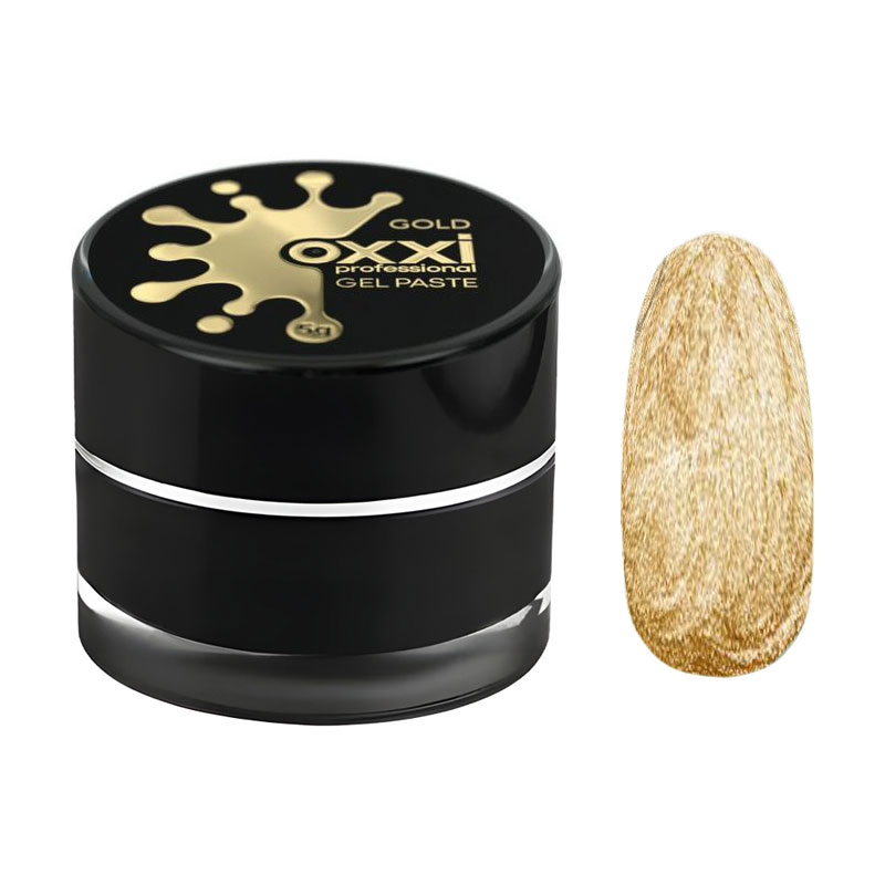 Гель-паста для манікюру Oxxi Professional Gel Paste, Gold, 5 г