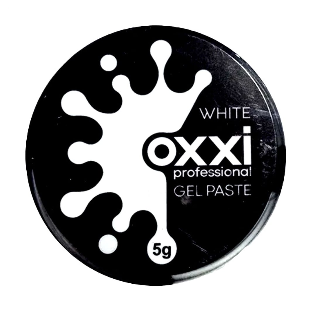 Гель-паста для манікюру Oxxi Professional Gel Paste White, 5 г